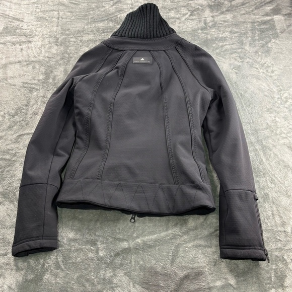 Stella McCartney Adidas Jacket Women’s XS High Collar Thermal Activewear Black - Picture 12 of 13